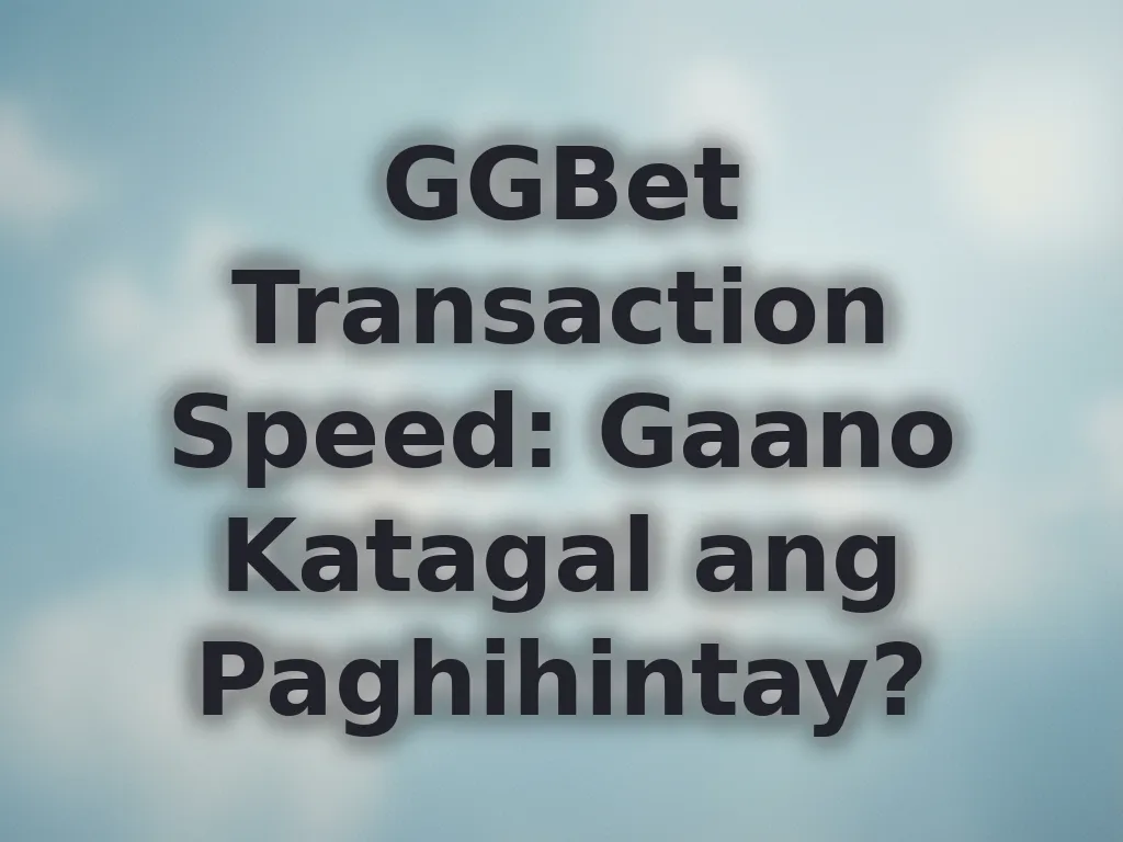 Transaction speed guide